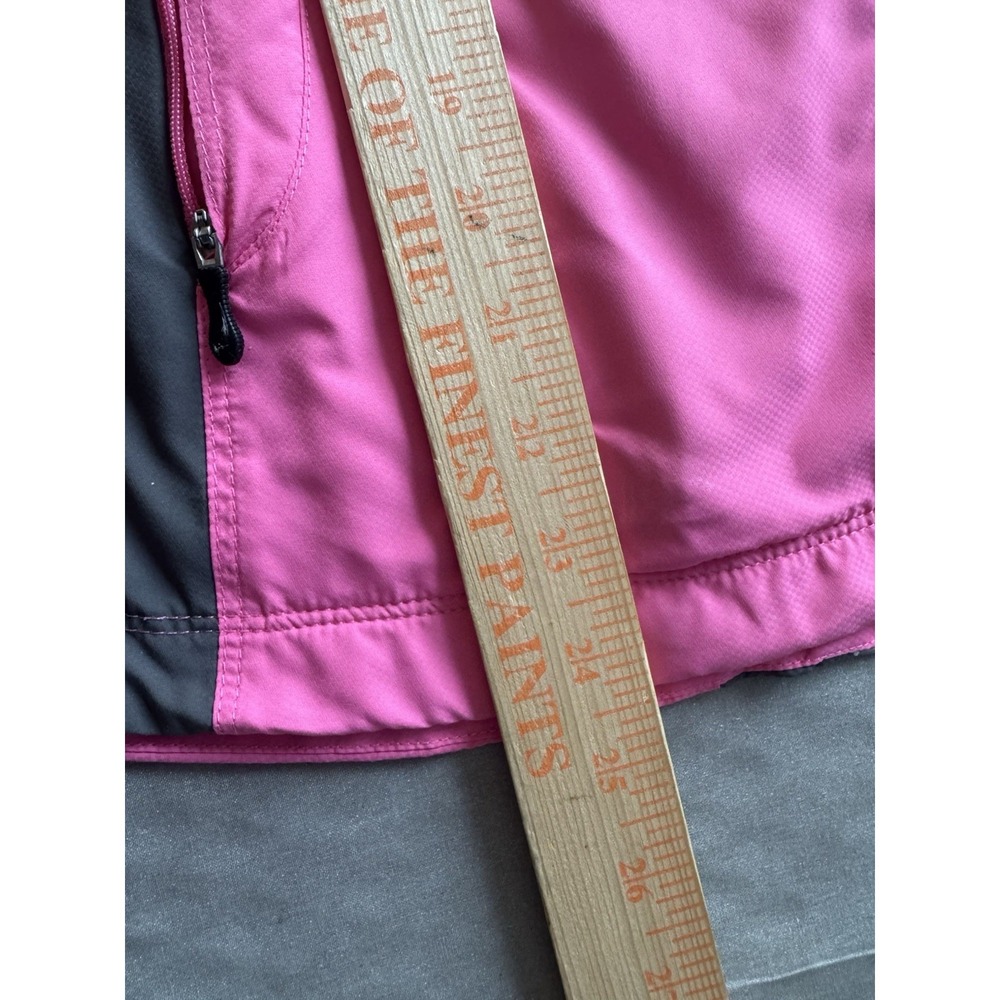 Saucony Women's Medium Pink Reflective Running Jacket Full Zip Lightweight‎ - Picture 8 of 8